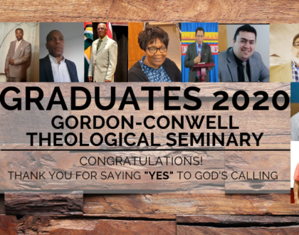 2020 Graduates Of Gordon-Conwell Theological Seminary