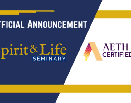 Spirit & Life Seminary Receives AETH Certification